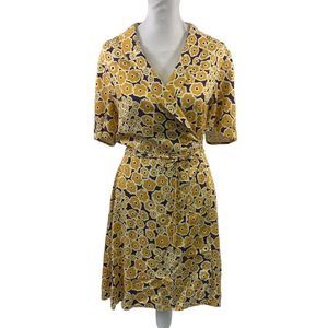 Corey Lynn Calter Anthropologie Floral Wrap Dress Size S